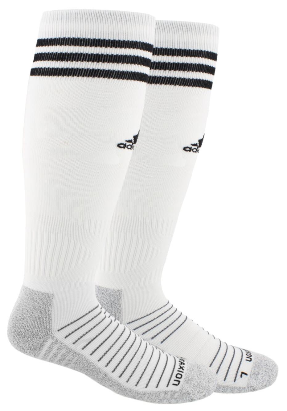 $36 ADIDAS Copa Zone Traxion OTC White Black Soccer Socks Mens 5-8.5 Medium NWT